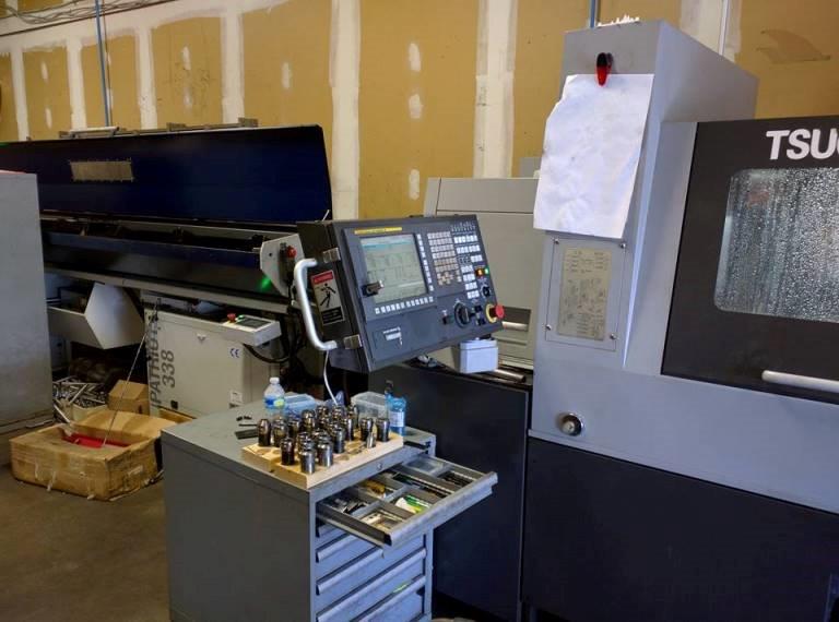 1 1/4 TSUGAMI BO326II, Fanuc 31iTB, 2013, w/ Chuck Kit, HPC, Mist Clltr, BF