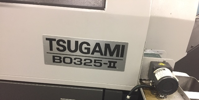 1 1/4 TSUGAMI BO325II, Fanuc 0iTD, 2015, HPC, Mist Collector, Magazine Loader