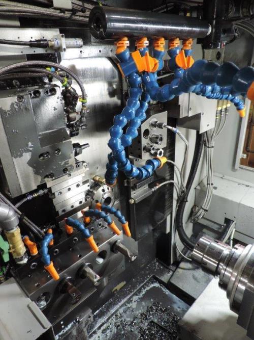 1 1/2 TSUGAMI BO385II, Fanuc 0iTD, 2018, HPC, Mist Collector, Magazine Loader