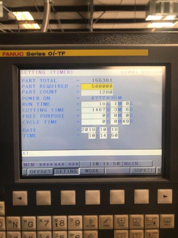 3/4 TSUGAMI BO205III, FANUC 0i-TF, 2018, 7-axis, LNS Alpha ST320 S2 Mag BF