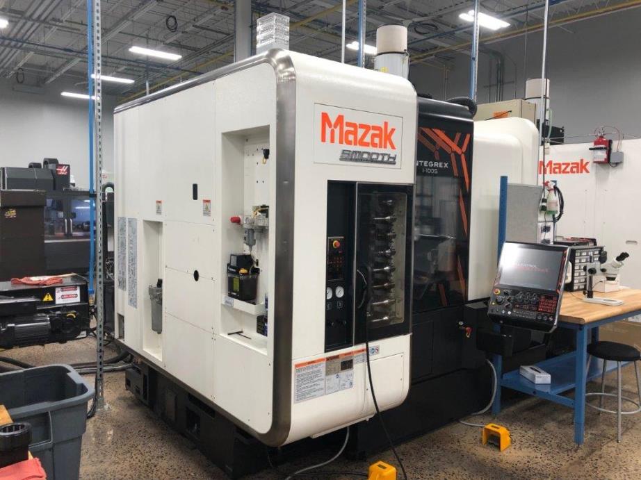 Mazak Integrex i100S, 6 Chk, 2 Dia., 2015, Chiller, C-Axis, Chip Conveyor