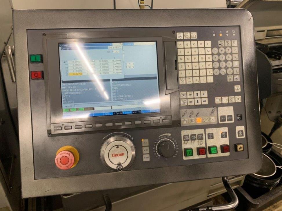 3/4 Citizen L20VIII (7M8), 2007, 10 Live, C-axis, sub spindle, parts conveyor