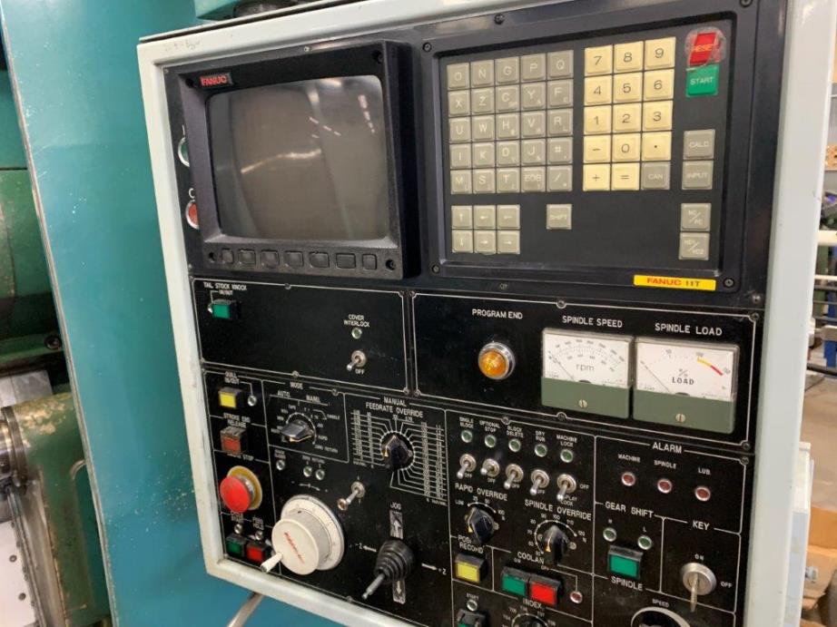 Nakamura-Tome Slant 3B, Fanuc 11T, 10 Chk, 3 , Chip Conveyor, Tail Stock