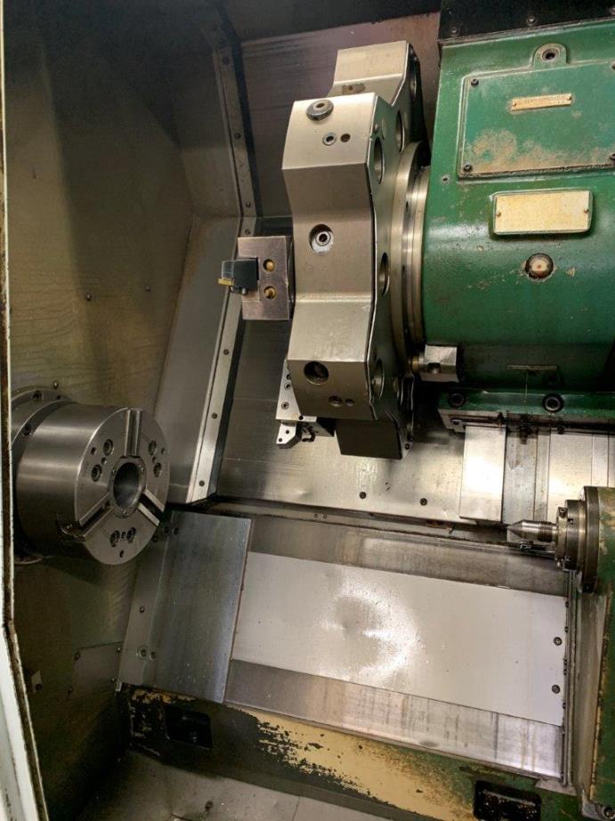 Nakamura-Tome Slant 3B, Fanuc 11T, 10 Chk, 3 , Chip Conveyor, Tail Stock