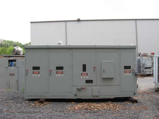 9000 KVAR, COOPER, 12470 V, CAPACITOR BANK, FUSED, 30 X 300 KVAR, OUTDOOR HOUSED