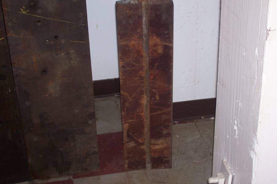 30 X 8 ANGLE PLATE W 1 T-SLOT 3/4 X 1-1/2; (1) ONLY
