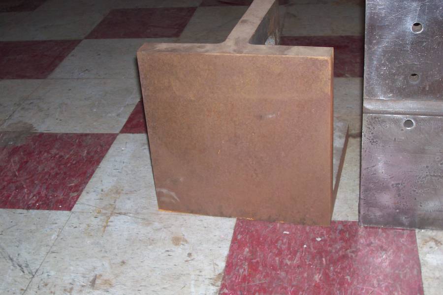 ANGLE PLATE, QUANTITY 1, 12 X 12 X 12 ,