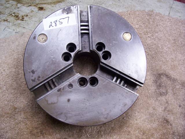 9 POLAND 3-JAW A1-6 SPINDLE MOUNT CHUCK