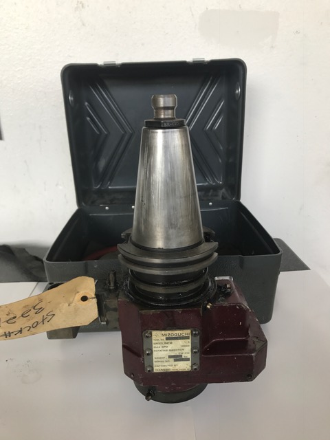 MIZOGUCHI 150-123-7,MAX RPM:16000,CAT 50 SPINDLE SPEEDERS