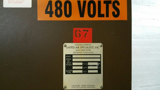 UNITED AIR SPECIALISTS FHP2-3 SMOG-HOG DUST COLLECTOR