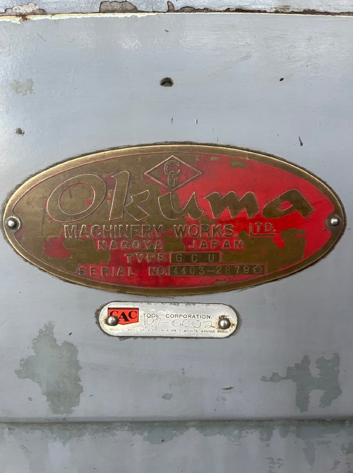 16.9 x 80 , OKUMA GCU UNIVERSAL CYLINDRICAL GRINDER