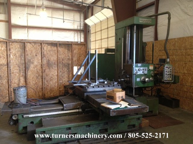 4 , WOTAN B105M TABLE TYPE HORIZONTAL BORING MILL