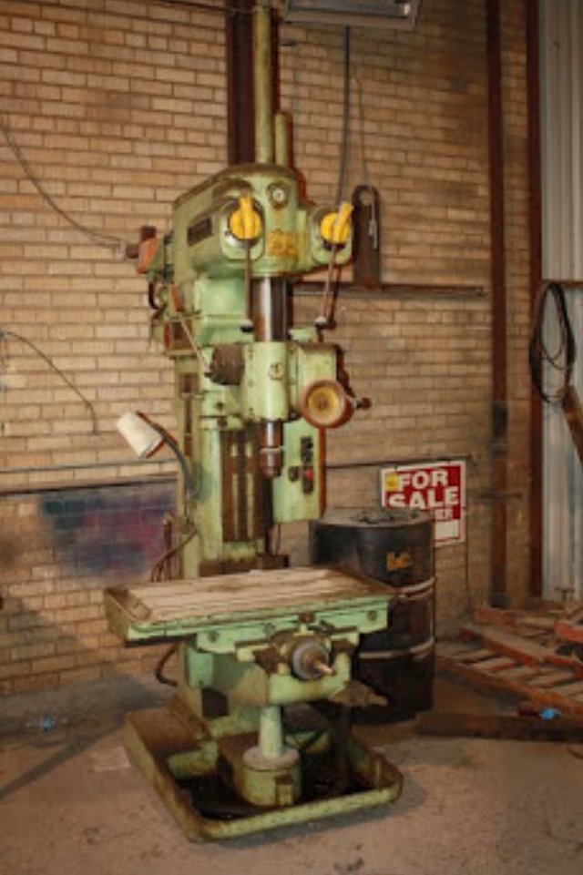 30 CLEEREMAN DRILL PRESS WITH X Y TABLE