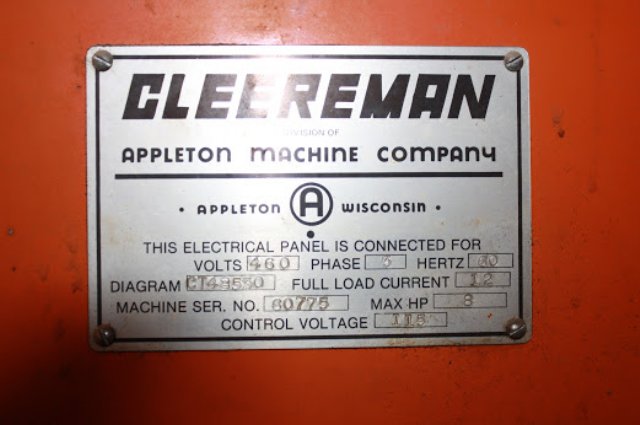 30 CLEEREMAN DRILL PRESS WITH X Y TABLE