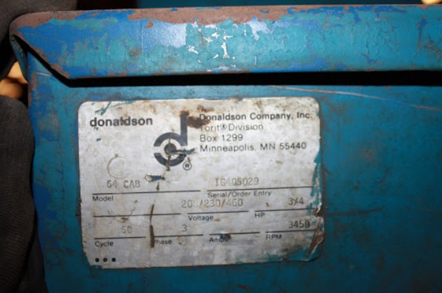 DONALDSON 64-CAB DUST COLLECTOR