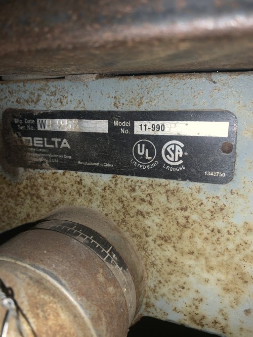 1-990, DELTA BENCH DRILL