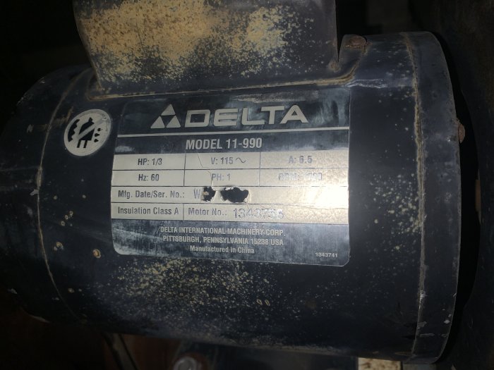 1-990, DELTA BENCH DRILL