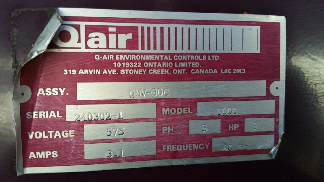Q-AIR 3000 MODUALAR MEDIA DUST COLLECTOR