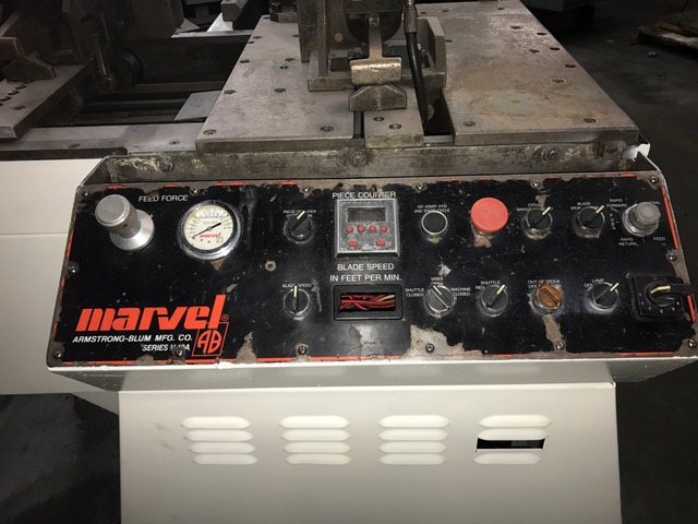 10 x 9 , MARVEL V10A2 VERTICAL BANDSAW