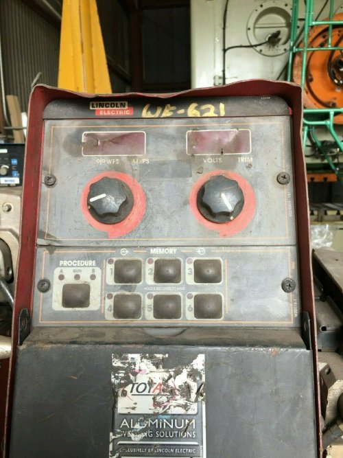 LINCOLN ELECTRIC POWER WAVE 355M WELDER W/POWER FEED 10M WIRE FEEDER