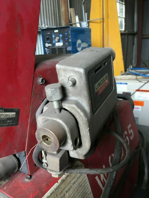 LINCOLN ELECTRIC POWER WAVE 355M WELDER W/POWER FEED 10M WIRE FEEDER