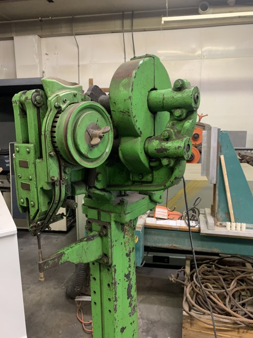 JUDSON L THOMSON 1/4 HP ELECTRIC FOOT OPERATED INSERTION PRESS