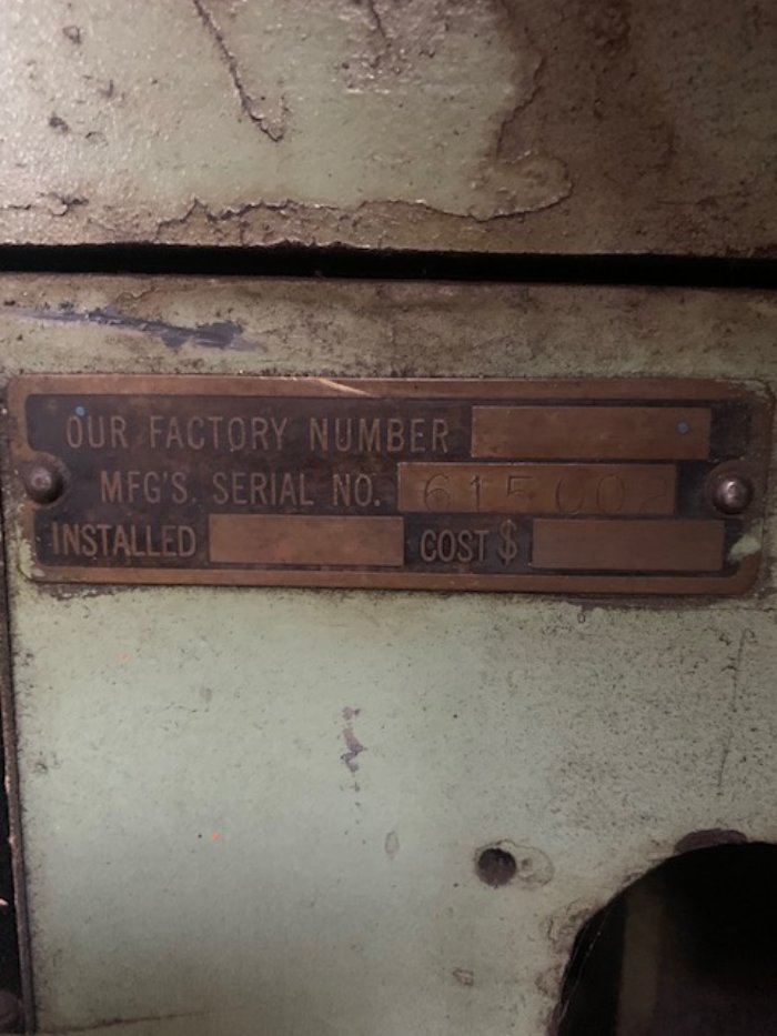 GARDNER NO.615 DOUBLE DISC GRINDER