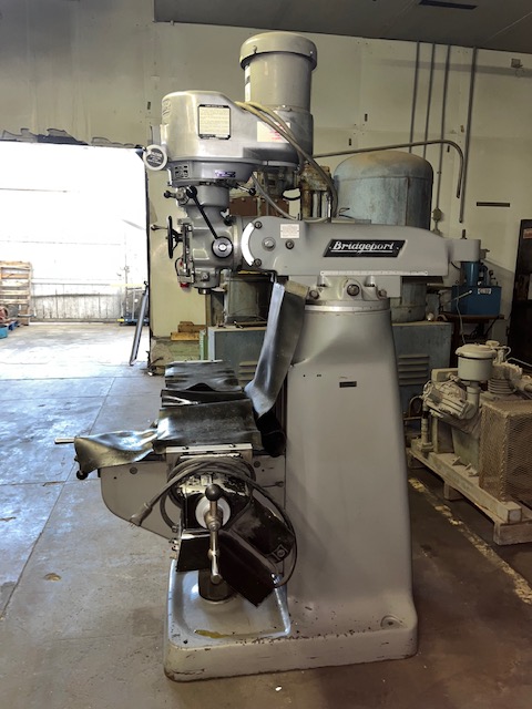 9 x 42 BRIDGEPORT SERIES 1 VERTICAL MILL
