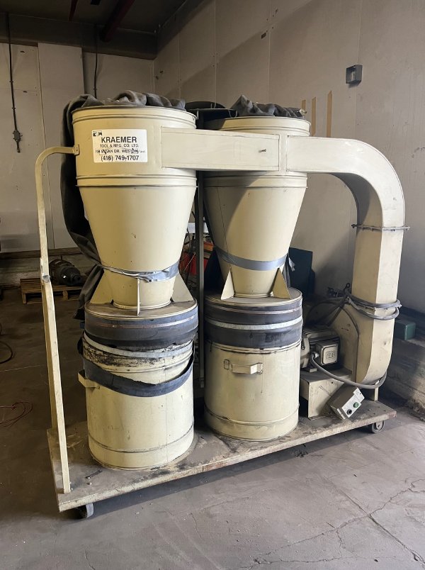 2137 CFM KRAEMER S52-12 PORTABLE DUST COLLECTOR