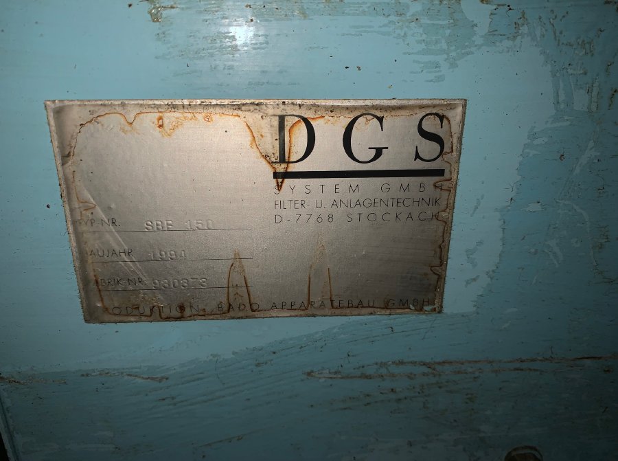 DGS BARNES STYLE GRINDER COOLANT WITH PAPER FILTER