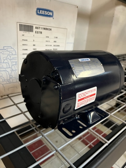 1 HP LEESON 1140 RPM 56H 1 HP MOTOR 117077.00