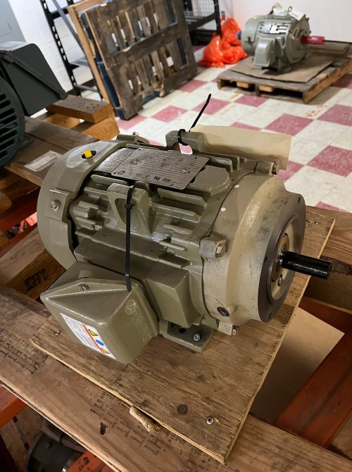 3 HP 1765 RPM GE KS TEFC, 230/460 VOLTS