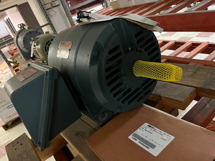 20HP 3510 RPM RELIANCE TYPE P 230/460 V 254T FRAME DP ENCLOSURE