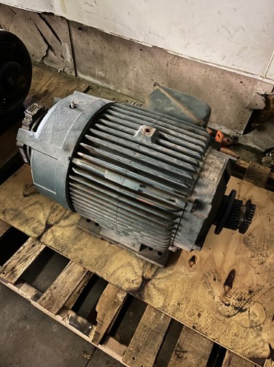 40HP ALLEN BRADLY MOTOR, CONTROL BOX AND GEARBOX FOR DOPPELMAYR SKI LIFT