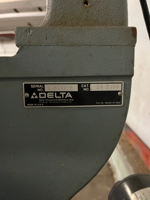 14 DELTA 28-243S WOOD VERTICAL BANDSAW
