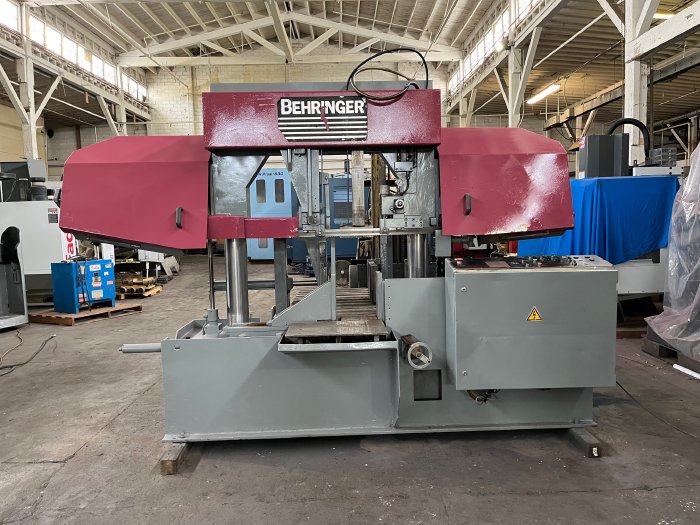 20 x 20 , BEHRINGER HBP530A TWIN COLUMN AUTOMATIC HORIZONTAL BAND SAW