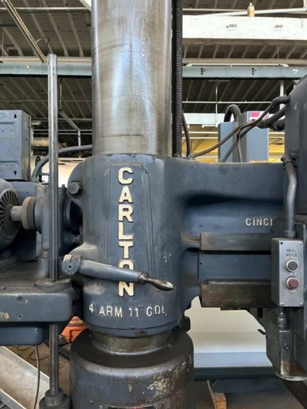 4' x 11 CARLTON 1A RADIAL ARM DRILL