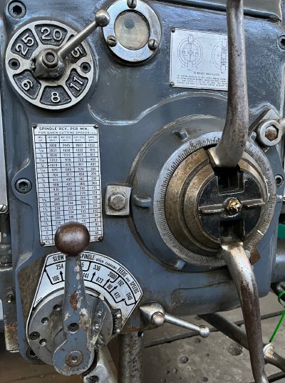 4' x 11 CARLTON 1A RADIAL ARM DRILL