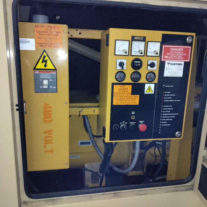 CATERPILLAR/OLYMPIAN D150P1 150KW STANDBY DIESEL GENERATOR 372 HRS