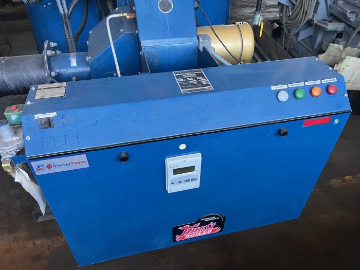 2022 HURST VIX-G-150-150 HIGH PRESSURE STEAM BOILER 150 PSI