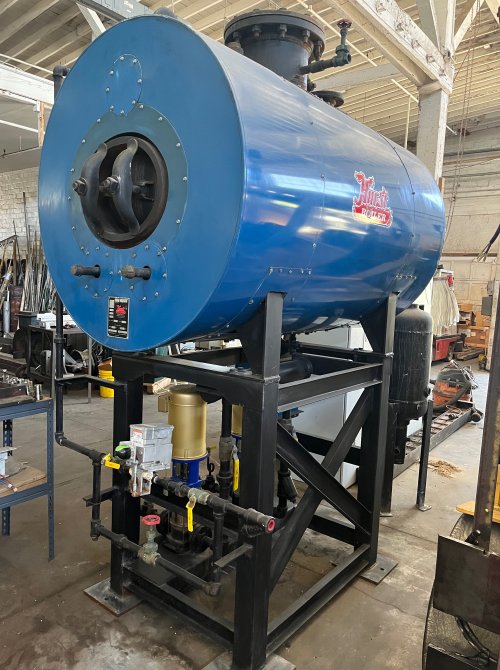 2022 HURST VIX-G-150-150 HIGH PRESSURE STEAM BOILER 150 PSI