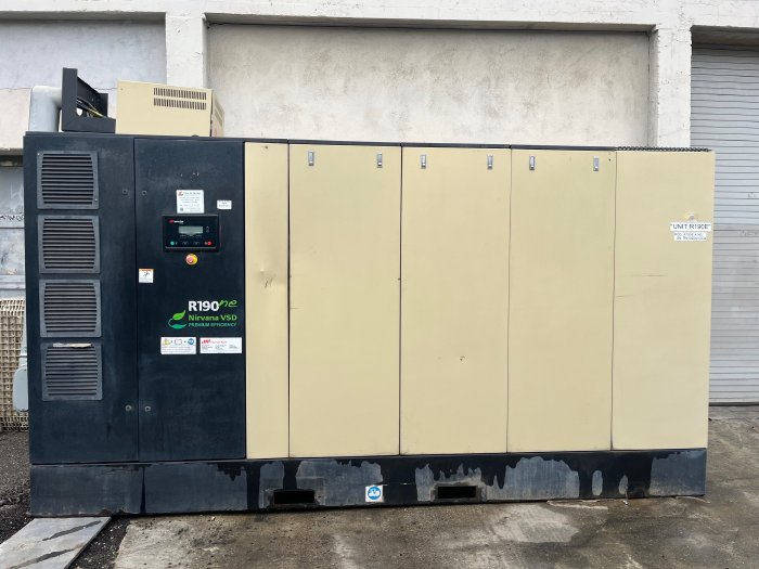 INGERSOLL RAND R190NE 250 HP 2 STAGE VSD AIR COMPRESSOR
