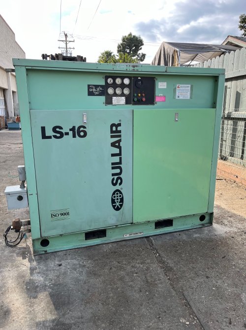 75HP SULLAIR LS16-75H ROTARY SCREW AIR COMPRESSOR