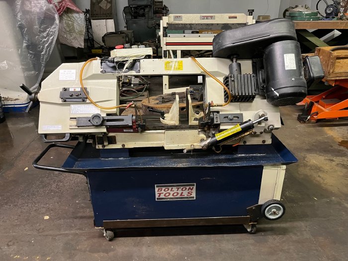 9 x 12 BOLTON TOOLS BS-912B METAL CUTTING BAND SAW
