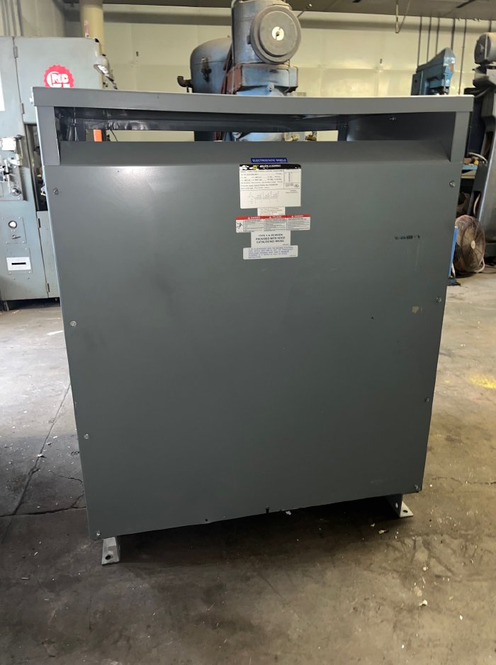 225 KVA 480 PRI 208Y/120 SEC SQUARE D 225T3HISCUNLP SORGEL TRANSFORMER 3-PH
