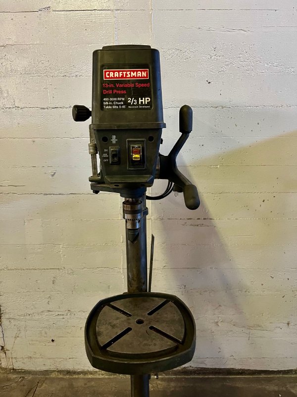 CRAFTMAN 13 VARIABLE DRILL PRESS